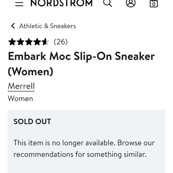 Merrell Embark Moc Solution Slip On Athletic Hiking Shoe Sneaker Black Women 9.5 - Picture 7 of 9